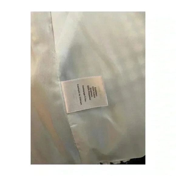 Talbots Houndstooth Textured Jacket Size 2 - Picture 6 of 9